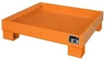 BAUER S&uuml;dlohn BAUER Auffangwanne Stahl 4 x 60 Liter Fass, Gelborange, 61 Liter