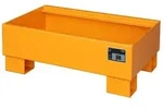 BAUER S&uuml;dlohn BAUER Auffangwanne Stahl 2 x 60 Liter Fass, Gelborange, 61 Liter