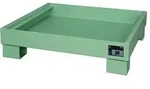 BAUER S&uuml;dlohn BAUER Auffangwanne Stahl 4 x 60 Liter Fass, Resedagr&uuml;n, 61 Liter