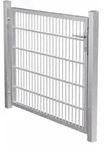 MR-Zaun Doppelstabmattenzaun-Tor einfl&uuml;gelig 6/5/6 Feuerverzinkt, 1500 mm x 1000 mm