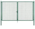 Gust. Alberts GmbH & Co. KG Gartentor zweifl&uuml;gelig, gr&uuml;n, 3.000 mm x 2.000 mm