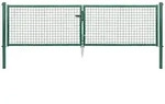 Gust. Alberts GmbH & Co. KG Gartentor zweifl&uuml;gelig, gr&uuml;n, 4.000 mm x 1.000 mm