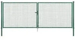 Gust. Alberts GmbH & Co. KG Gartentor zweifl&uuml;gelig, gr&uuml;n, 4.000 mm x 1.500 mm
