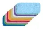 Badewannenmatte oder Duschmatte (quadratisch, 56 x 56 cm) wei&szlig;