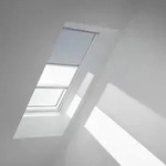VELUX Verdunkelungs-Rollo Duo DFD SK06 4576S Himmelblau/Wei&szlig;, alu
