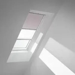 VELUX Verdunkelungs-Rollo Duo DFD PK06 4659SWL Kids Rosa Sterne, Schiene wei&szlig;