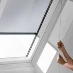 VELUX Markise Schnurzug MAG PK34 5060 Uni Schwarz