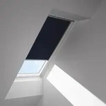 VELUX Verdunkelungs-Rollo manuell DKL Y85 0705S Grau, Schiene alu