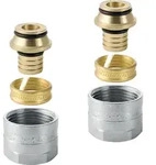 Geberit Anschlussverschraubung f&uuml;r Eurokonus Mepla 16 mm x G 3/4, Messing 641534222