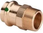Viega Sanpress 2211 &Uuml;bergangsst&uuml;ck 22 x 1 AG ,Siliziumbronze 287771