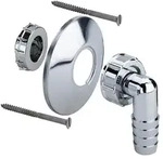Viega Zubeh&ouml;rset 5635.90C in G1 x 85mm Kunststoff verchromt