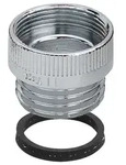 Viega Rotguss-Gewindeverbinder 3252 &Uuml;bergangsst&uuml;ck M22 x 3/4 ,verchromt 448325