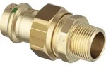 Viega Sanpress 2265 Verschraubung 18 x 3/4 AG flachdichtend ,Siliziumbronze...