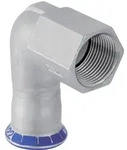 Geberit &Uuml;bergangswinkel mit Innengewinde Mapress 28 mm x Rp 1 , 90&deg;, Edelstahl