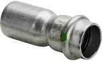 Viega Sanpress Inox 2315.1 Reduzierst&uuml;ck 42 x 28mm ,Edelstahl 436322