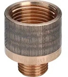 Viega Rotguss-Gewindeverbinder 3242 Reduzierst&uuml;ck 3/4 AG x 1 IG ,Rotguss oder