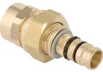 Geberit &Uuml;bergangsverschraubung Mepla 50 mm x Rp 1 1/2, mit IG, Rotguss 606595005