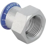 Geberit &Uuml;bergangsmuffe Mapress 28 mm x Rp 1, mit Innengewinde, Edelstahl 31809