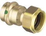 Viega Sanpress 2263 Anschlussverschraubung 22 x 3/4 G- Gewinde, flachdichtend