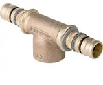 Geberit T-St&uuml;ck mit Innengewinde Mepla 50 x Rp 1 1/2 x 50 mm, Rotguss 606360005