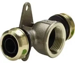 Viega Raxofix 5325.8 Wandscheiben-T-St&uuml;ck 16 x 1/2 x 16 ,Siliziumbronze 647698
