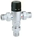 Caleffi Thermomischer mit R&uuml;ckschlagventil, 3/4"" IG verchromt