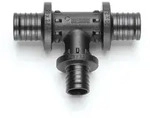 Rehau T-St&uuml;ck Reduziert RAUTITAN PX 40 x 25 x 40 mm, schwarz, mit...