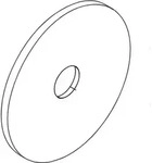 hansgrohe Rosette Axor Starck f&uuml;r Unterputzventil chrom