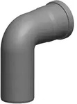 ATEC Bogen PolyTop 87&deg;, DN 80
