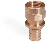 Rehau &Uuml;bergang IG RAUTITAN RX+ Rotguss, 20 mm x Rp 1/2, IG, f&uuml;r