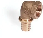 Rehau &Uuml;bergangswinkel IG RAUTITAN RX+ Rotguss, 20 mm x Rp 3/4, IG, f&uuml;r