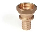 Rehau &Uuml;bergang RAUTITAN RX+ Rotguss, 20 mm x G 3/4, mit &Uuml;berwurfmutter,
