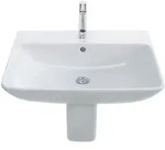 Duravit Waschtisch Me by Starck 65 x 49 cm, we, m HL, m &Uuml;L, m HLB