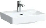 Laufen Handwaschbecken PRO S 45 x 34 cm, 1 HL, mit &Uuml;berlauf, weiss