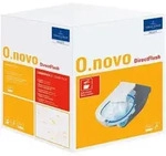 V&B Wand-WC-Combi-Pack O.NOVO wei&szlig;, DirectFlush, mit WC-Sitz
