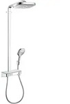 hansgrohe Showerpipe Raindance Select E 300 3jet, mit Ablage, chrom