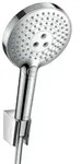 Brause-Set Raindance Select S 120 Handbrause rund, Brausehalter und Brauseschlauch
