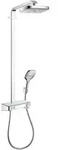 Showerpipe Raindance Select E 300 2jet, mit Ablage, chrom