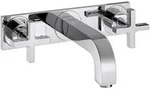 hansgrohe Fertigmontageset Axor Citterio 3-Loch-Waschtischarmatur UP, Auslauf 226 mm,