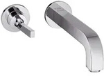 hansgrohe Waschtisch-Einhebelmischer Axor Citterio UP, mit Einzelrosette, chrom,