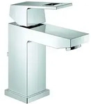 GROHE Waschtisch-Einhebelmischer Eurocube 1/2"", S-Size, mit Ablaufgarnitur, mit