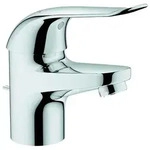 GROHE WT-Einhebelmischer Euroeco Special chrom, mit Zugstangen - Ablaufgarnitur