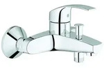 GROHE Wannen-Einhebelmischer Eurosmart chrom, Wandmontage, mit Temperaturbegrenzer