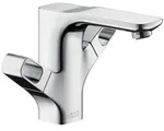 Waschtisch-Zweigriffarmatur Axor Urquiola 120 Ausladung 139 mm, mit Ablaufgarnitur,