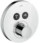 Hansgrohe Fertigmontageset ShowerSelect Rund UP-Thermostat, 2 Verbraucher, chrom