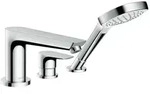Fertigmontageset Talis E F-Set Wannenrand-3-Loch-Armatur, chrom