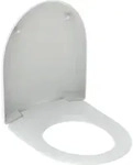 Geberit Keramag WC-Sitz Renova Nr. 1 wei&szlig;, Scharniere Edelstahl