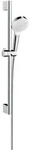 Hansgrohe Brauseset Crometta Green 6 l/min, mit 65 cm Brausestange, wei&szlig;/chrom