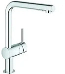 GROHE Sp&uuml;ltisch-Einhebelmischer Minta 1/2"", L-Auslauf, herausziehbare