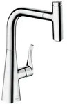 hansgrohe Sp&uuml;ltisch-Einhebelmischer Metris Select 240 chrom, schwenkbarer,